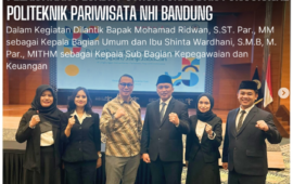 Pelaksanaan Kegiatan Pelantikan Pejabat Struktural dan Fungsional Politeknik Pariwisata NHI Bandung