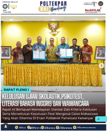 Rapat Pleno I Kelulusan Ujian Skolastik, Psikotest, Literasi Bahasa Inggris Dan Wawancara