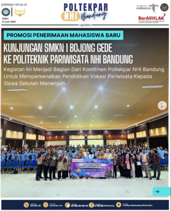 Promosi Penerimaan Mahasiswa Baru Kunjungan SMKN 1 Bojong Gede Ke Politeknik Pariwisata NHI Bandung