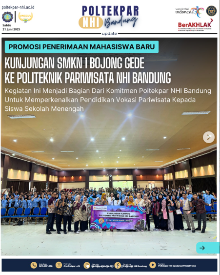 New Student Admission Promotion – Visit from SMKN 1 Bojong Gede to Politeknik Pariwisata NHI Bandung