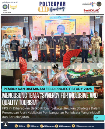 Opening of the 2025 Field Project Study Dissemination Seminar Carrying the Theme “Synergy for Inclusive and Quality Tourism”