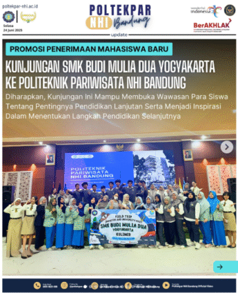 Promosi Penerimaan Mahasiswa Baru Kunjungan SMK Budi Mulia Dua Yogyakarta Ke Politeknik Pariwisata NHI Bandung