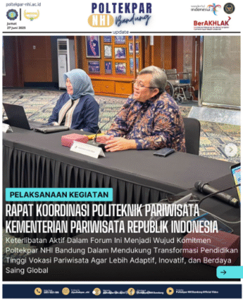 Pelaksanaan Kegiatan Rapat Koordinasi Politeknk Pariwisata Kementerian Pariwisata Republik Indonesia
