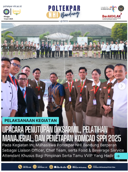 Pelaksanaan Kegiatan Upacara Penutupan DIKSARMIL, Pelatihan Manajerial, Dan Penetapan KOMCAD SPPI 2025