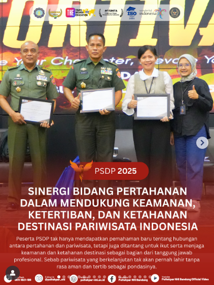 Sinergi Bidang Pertahanan Dalam Mendukung Keamanan, Ketertiban, Dan Ketahanan Destinasi Pariwisata Indonesia