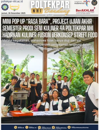 Mini Pop Up “Rasa Bara”, Project Ujian Akhir Semester Prodi Seni Kuliner 4A Poltekpar NHI Hadirkan Kuliner Fusion Berkonsep Street Food