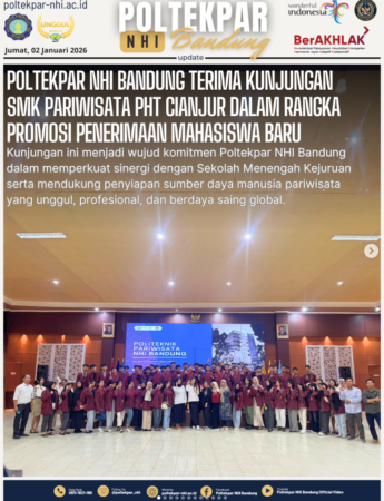 Poltekpar NHI Bandung Terima Kunjungan SMK Pariwisata PHT Cianjur Dalam Rangka Promosi Penerimaan Mahasiswa Baru