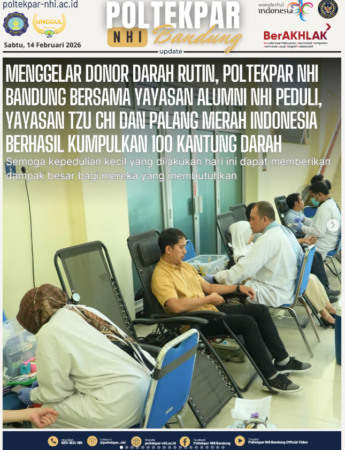 Menggelar Donor Darah Rutin, Poltekpar NHI Bandung Bersama Yayasan Alumni NHI Peduli, Yayasan Tzu Chi Dan Palang Merah Indonesia Berhasil Kumpulkan 100 Kantung Darah