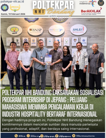 Poltekpar NHI Bandung Laksanakan Sosialisasi Program Internship Di Jepang : Peluang Mahasiswa Menimba Pengalaman Kerja Di Industri Hospitality Bertaraf Internasional