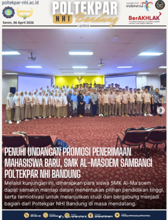 Penuhi Undangan Promosi Penerimaan Mahasiswa Baru, SMK Al-Masoem Sambangi Poltekpar NHI Bandung