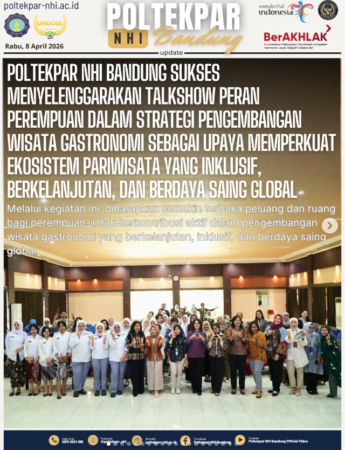 Poltekpar NHI Bandung Sukses Menyelenggarakan Talkshow Peran Perempuan Dalam Strategi Pengembangan Wisata Gastronomi Sebagai Upaya Memperkuat Ekosistem Pariwisata Yang Inklusif, Berkelanjutan, Dan Berdaya Saing Global