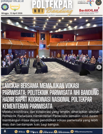 Langkah Bersama Memajukan Vokasi Pariwisata: Politeknik Pariwisata NHI Bandung Hadiri Rapat Koordinasi Nasional Poltekpar Kementerian Pariwisata
