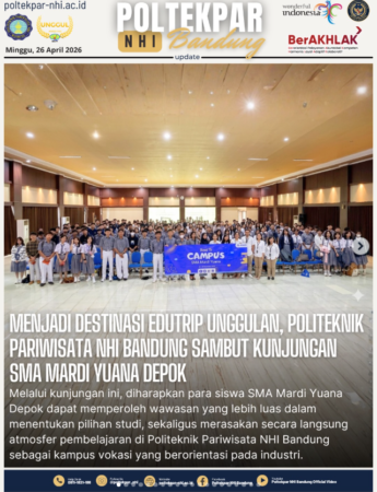 Menjadi Destinasi Edutrip Unggulan, Politeknik Pariwisata NHI Bandung Sambut Kunjungan SMA Mardi Yuana Depok