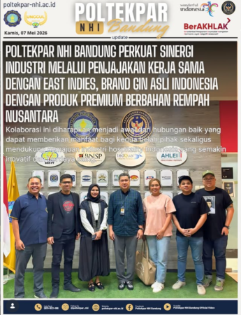 Poltekpar NHI Bandung Perkuat Sinergi Industri Melalui Penjajakan Kerja Sama Dengan East Indies, Brand Gin Asli Indonesia Dengan Produk Premium Berbahan Rempah Nusantara