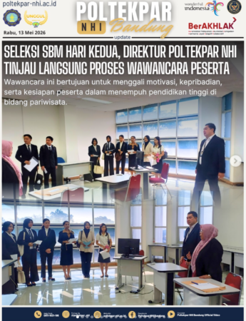 Seleksi SBM Hari Kedua, Direktur Poltekpar NHI Tinjau Langsung Proses Wawancara Peserta