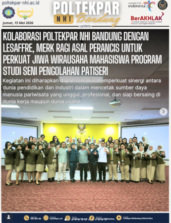 Kolaborasi Poltekpar NHI Bandung Dengan Lesaffre, Merk Ragi Asal Perancis Untuk Perkuat Jiwa Wirausaha Mahasiswa Program Studi Seni Pengolahan Patiseri