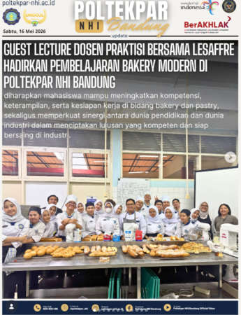 Guest Lecture Dosen Praktisi Bersama Lesaffre Hadirkan Pembelajaran Bakery Modern Di Poltekpar NHI Bandung