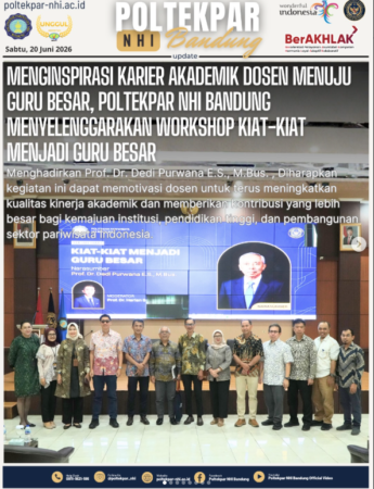 Menginspirasi Karier Akademik Dosen Menuju Guru Besar, Poltekpar NHI Bandung Menyelenggarakan Workshop Kiat-Kiat Menjadi Guru Besar