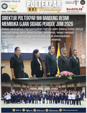 Direktur Poltekpar NHI Bandung Resmi Membuka Ujian Sidang Periode Juni 2026