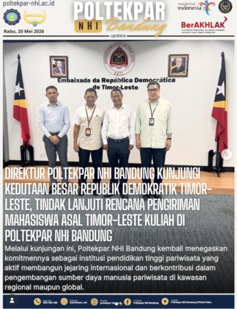 Direktur Poltekpar NHI Bandung Kunjungi Kedutaan Besar Republik Demokratik Timor-Leste, Tindak Lanjuti Rencana Pengiriman Mahasiswa Asal Timor-Leste Kuliah Di Poltekpar NHI Bandung