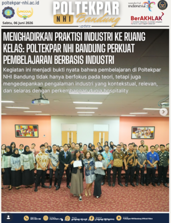 Menghadirkan Praktisi Industri Ke Ruang Kelas: Poltekpar NHI Bandung Perkuat Pembelajaran Berbasis Industri
