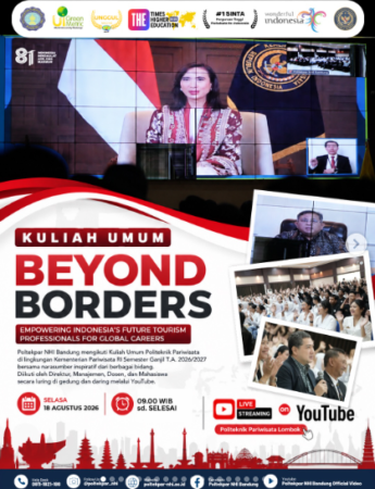 Kuliah Umum Poltekpar NHI Bandung TA 2026/2027- Beyond Borders