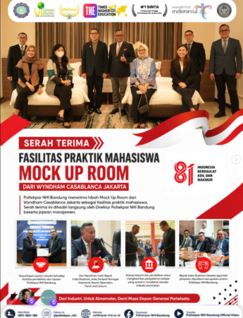 Serah Terima Fasilitas Praktik Mahasiswa “Mock Up Room” dari Wyndham Casablanca Jakarta